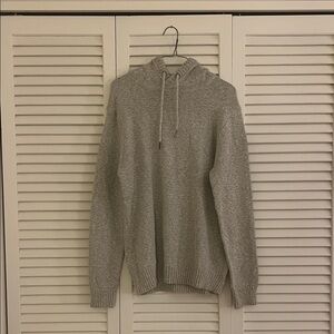 Men's Classic Gray Knit Hoodie